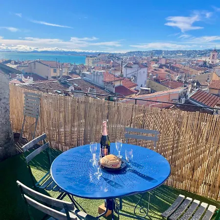 Apartamento Triplex Toit-terrasse Authentique Vieux-nice & Niza